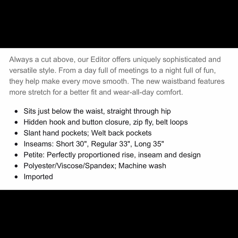 Express Editor Pants - Like New Size O Regular - image 4